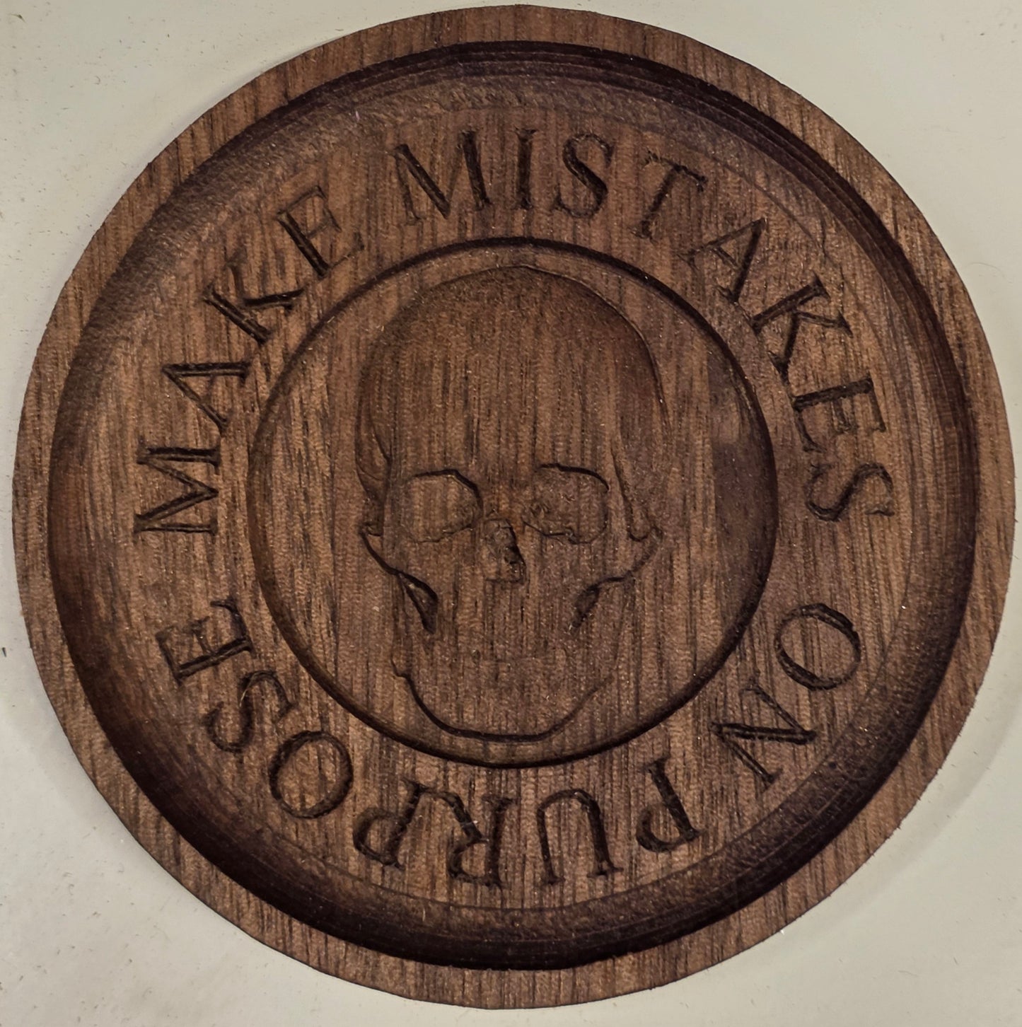 Coaster (2 pack) - Make Mistakes On Purpose