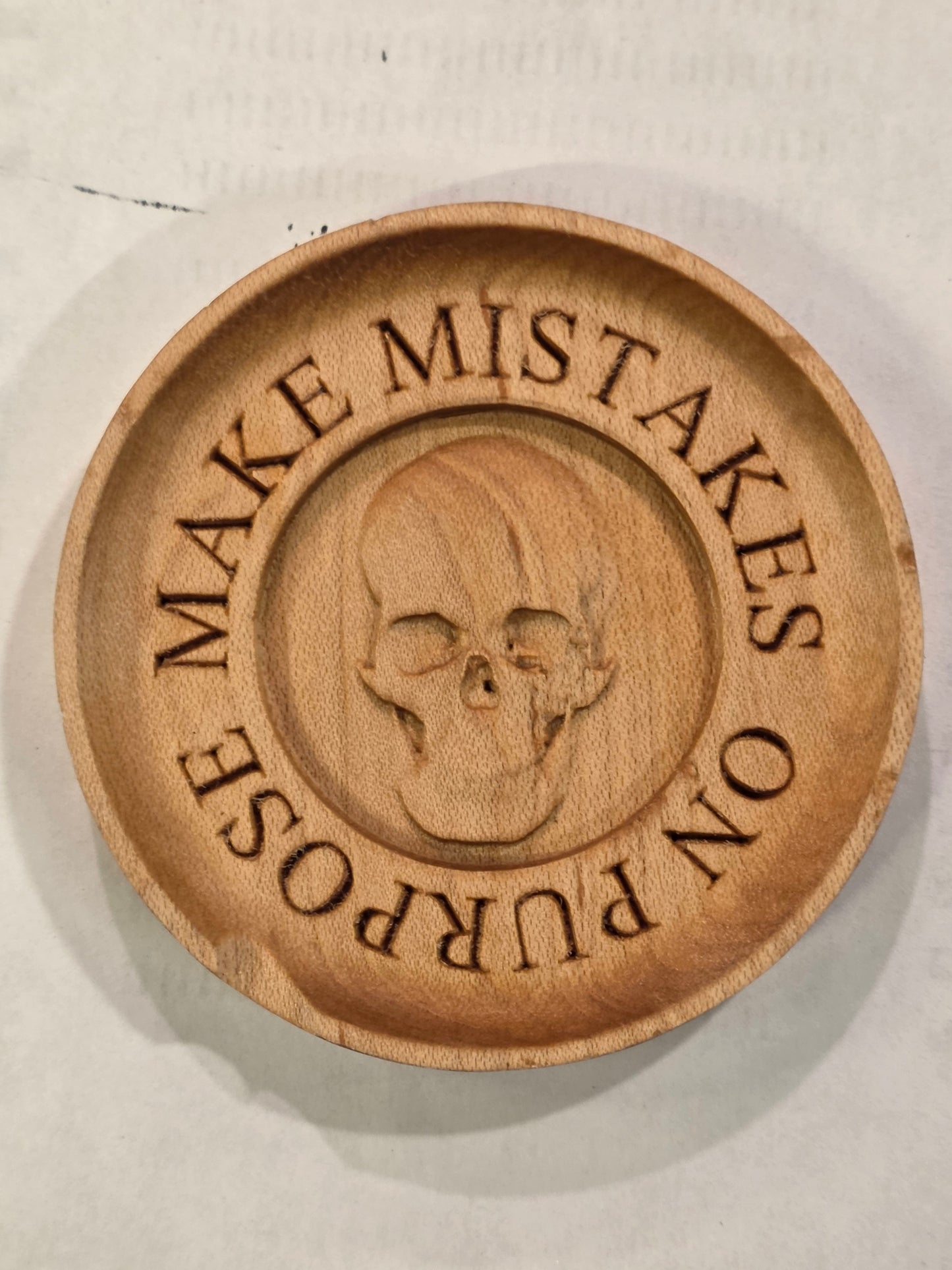 Coaster (2 pack) - Make Mistakes On Purpose