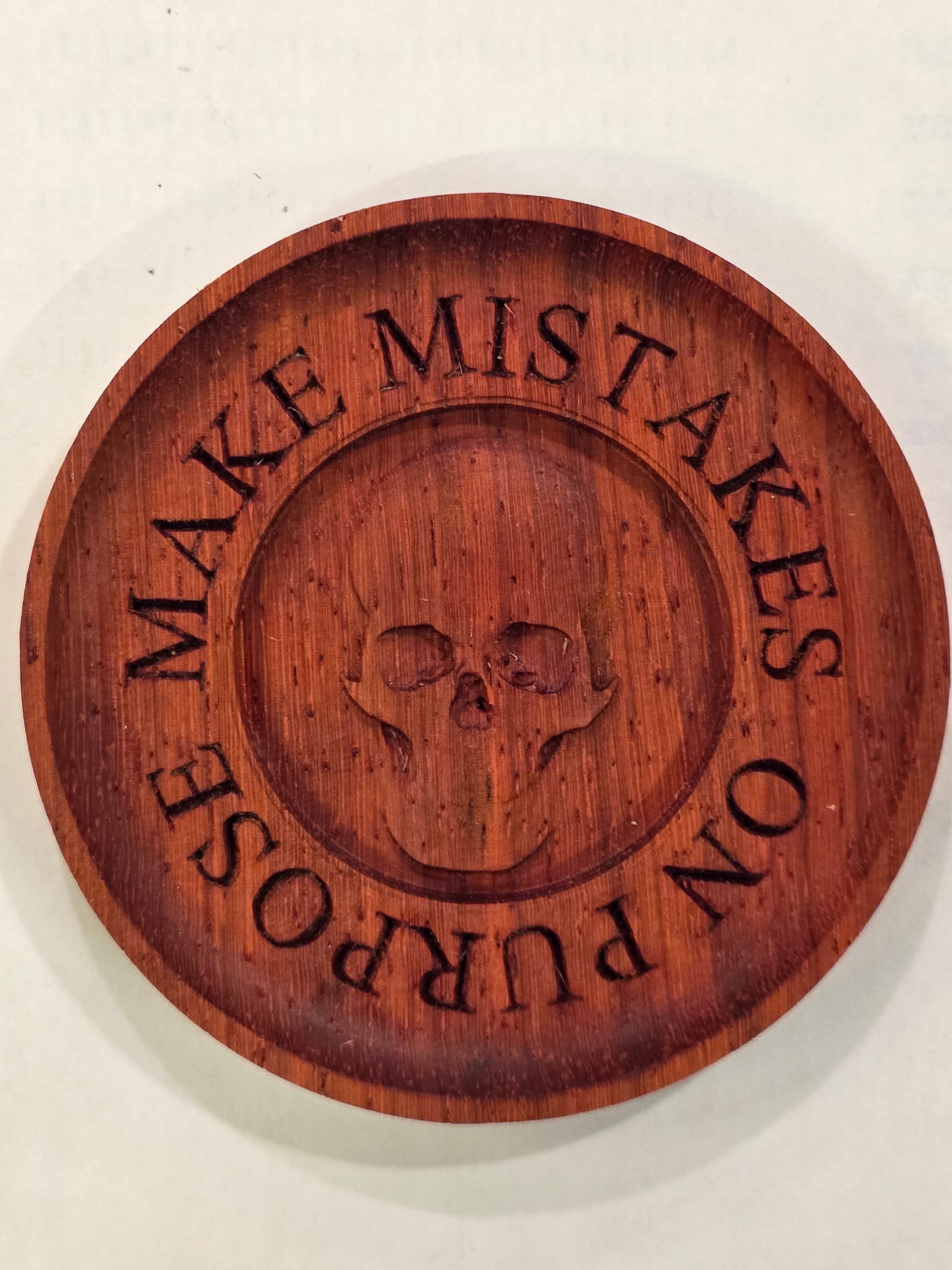 Coaster (2 pack) - Make Mistakes On Purpose